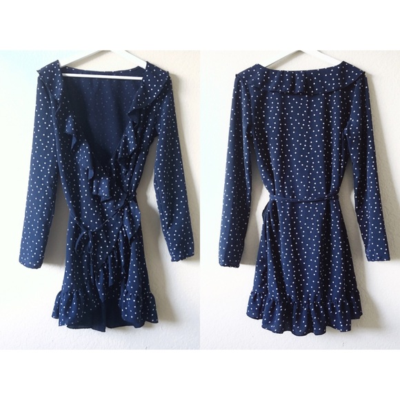XL back!⭐️Star Duster Ruffle Wrap Boardwalk Dress - Picture 3 of 8